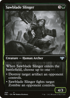 Sawblade Slinger (484) [Innistrad: Double Feature] foil - Deck Out Gaming