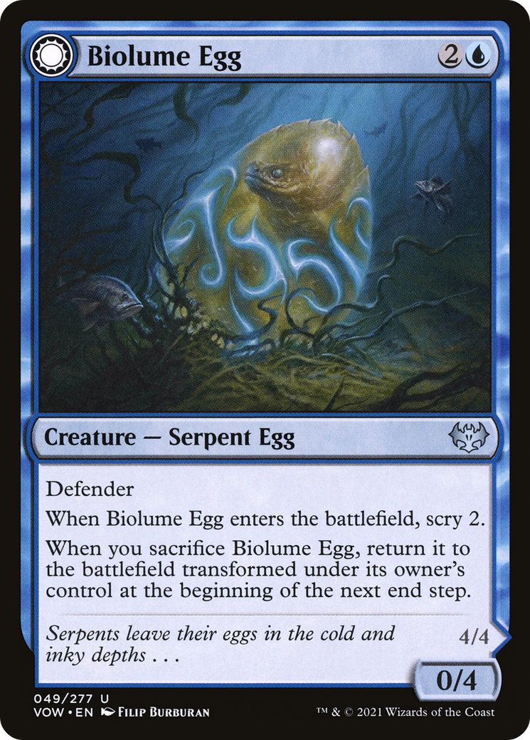 Biolume Egg (49) [Innistrad: Crimson Vow] foil - Deck Out Gaming