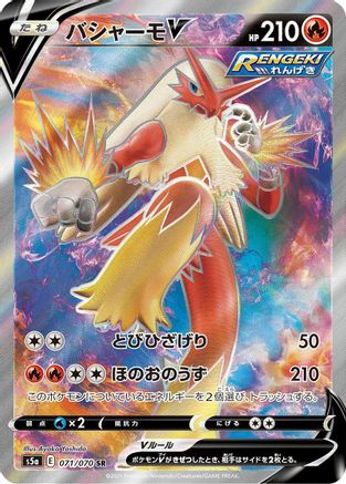 Blaziken V - 071/070 (071/070) [S5a: Peerless Fighters] Holofoil - Deck Out Gaming