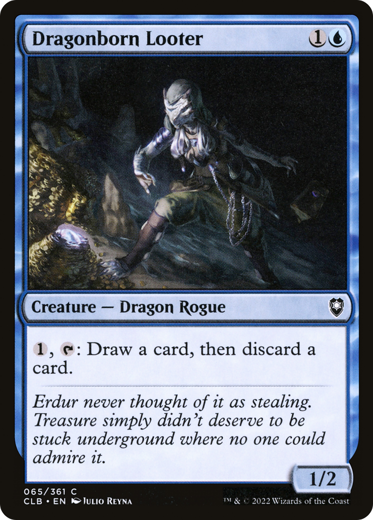 Dragonborn Looter (65) [Commander Legends: Battle for Baldur's Gate] - Deck Out Gaming
