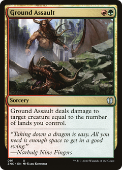 Ground Assault (91) [Commander: Zendikar Rising] - Deck Out Gaming