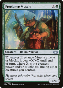 Freelance Muscle (147) [Streets of New Capenna] foil - Deck Out Gaming