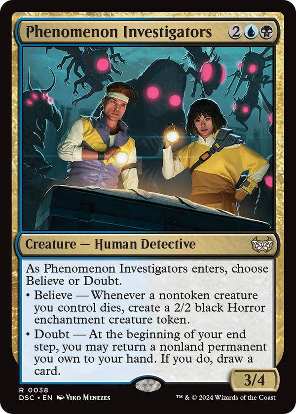 Phenomenon Investigators (38) [Duskmourn: House of Horror Commander] - Deck Out Gaming