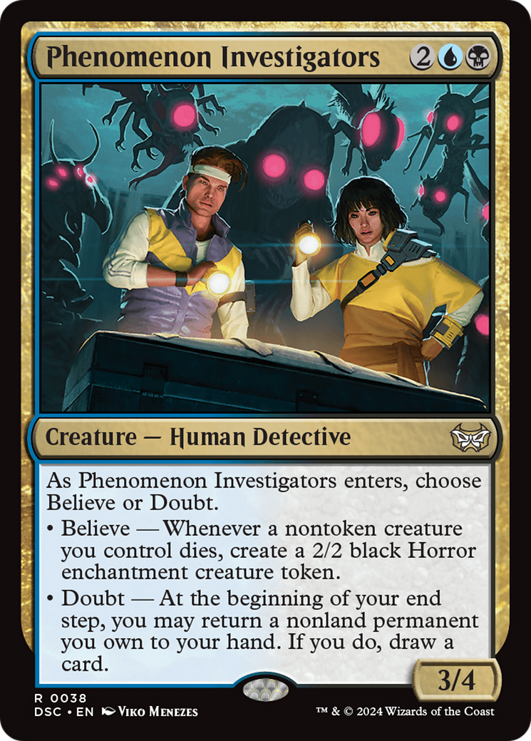 Phenomenon Investigators (38) [Duskmourn: House of Horror Commander] - Deck Out Gaming