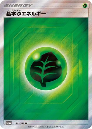 Basic Grass Energy - 202/173 (202/173) [SM12a: TAG TEAM GX: Tag All Stars] Holofoil - Deck Out Gaming