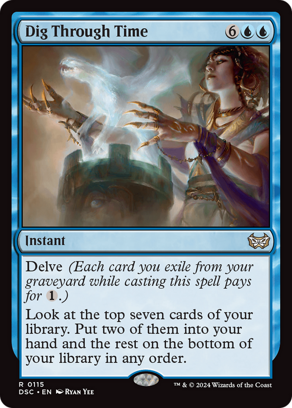 Dig Through Time (115) [Duskmourn: House of Horror Commander] - Deck Out Gaming