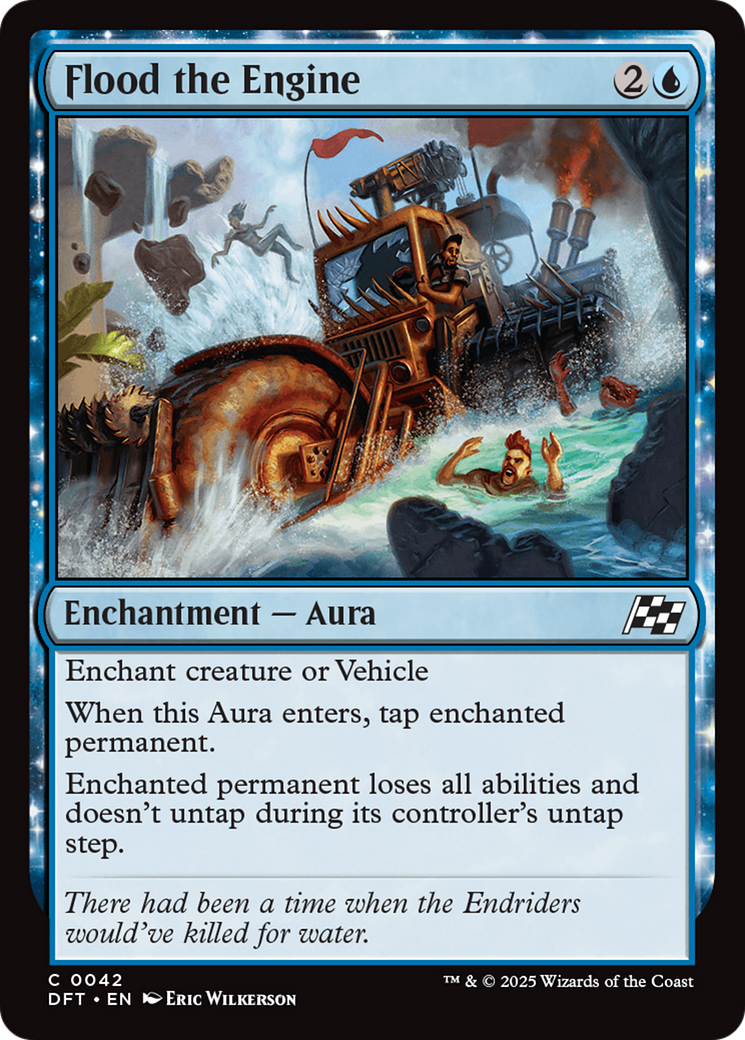 Flood the Engine (42) [Aetherdrift] foil - Deck Out Gaming