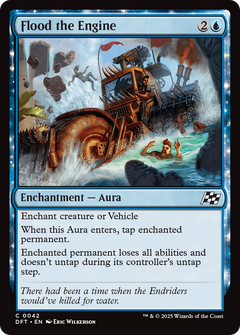 Flood the Engine (42) [Aetherdrift] foil - Deck Out Gaming