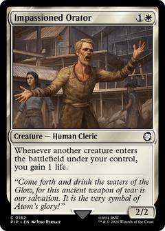 Impassioned Orator (162) [Fallout] foil - Deck Out Gaming