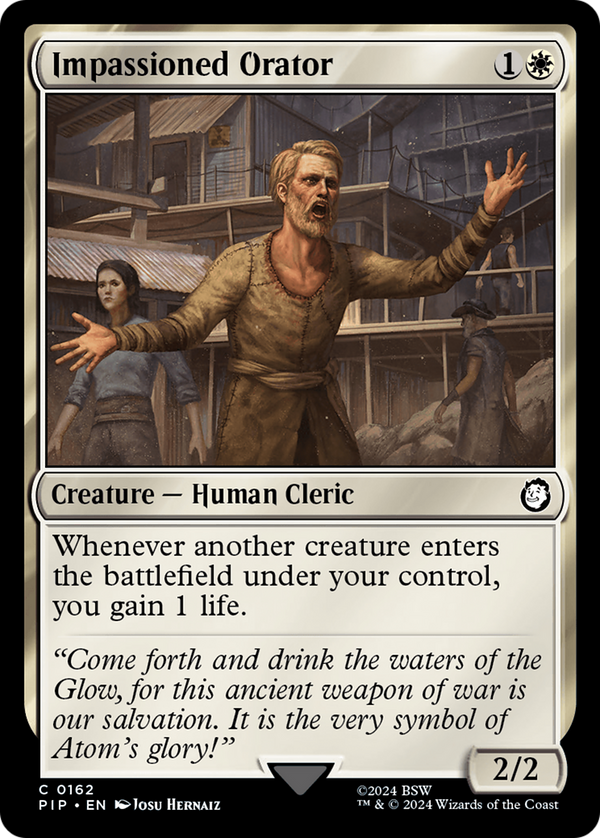 Impassioned Orator (162) [Fallout] foil - Deck Out Gaming