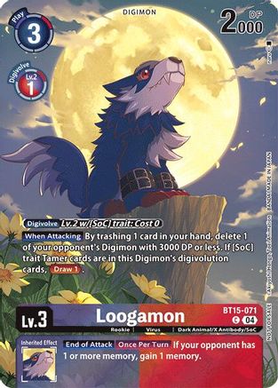 Loogamon (Legend Pack 2024) (Loogamon) [Blast Ace] Foil - Deck Out Gaming