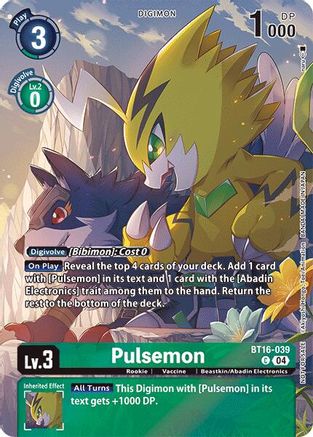 Pulsemon (Legend Pack 2024) (BT16-039) [Beginning Observer] Foil