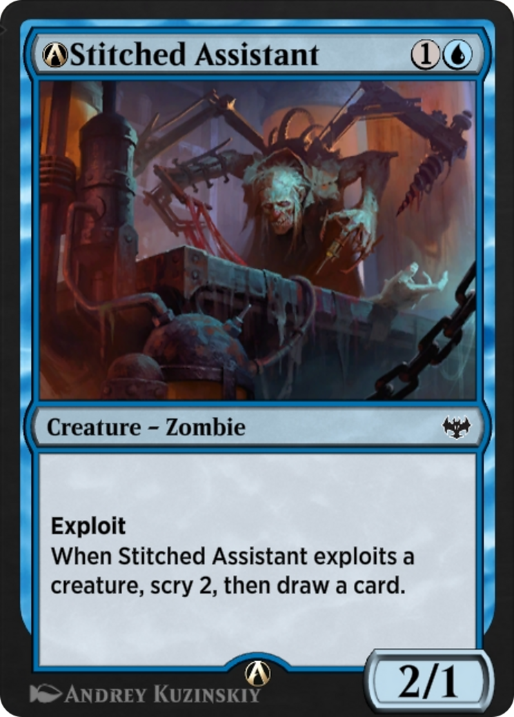 A-Stitched Assistant (A-81) [Innistrad: Crimson Vow] - Deck Out Gaming