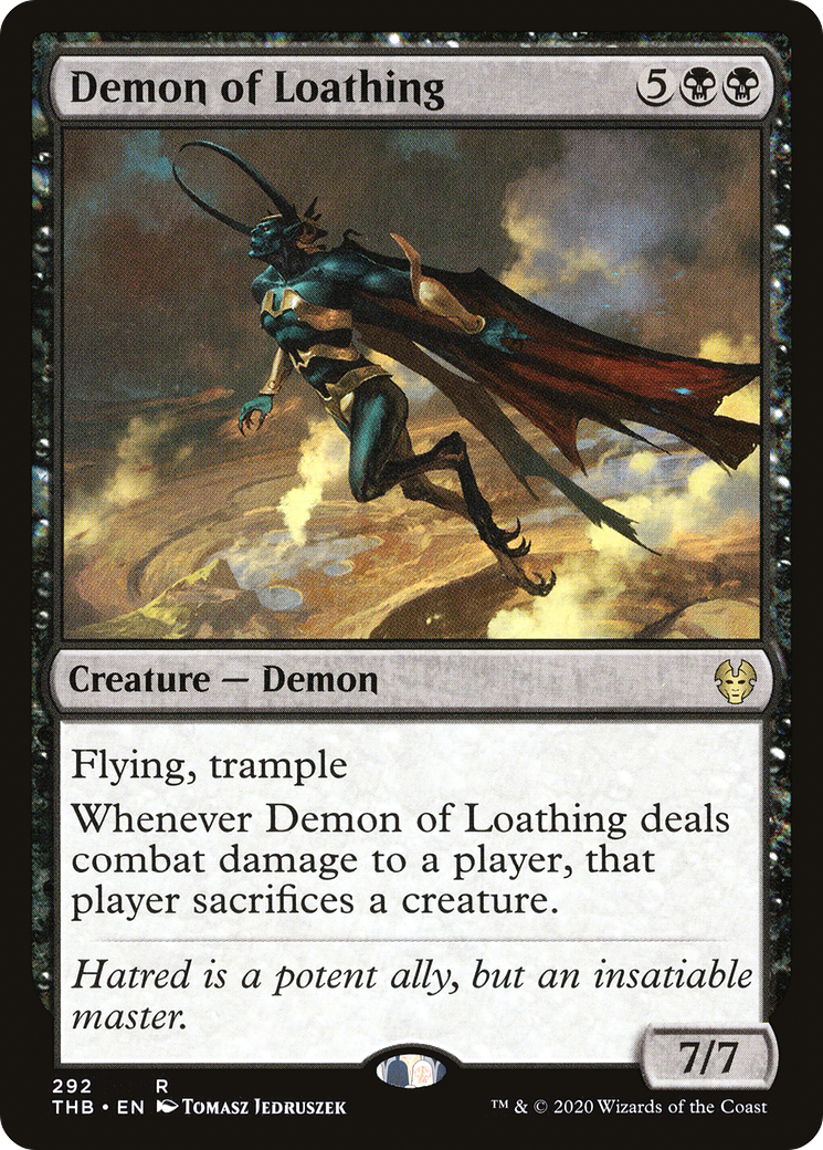 Demon of Loathing (292) [Theros Beyond Death] foil - Deck Out Gaming