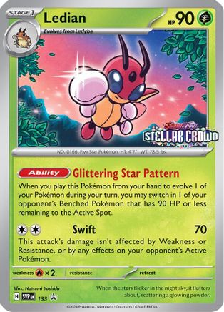 Ledian - SVP133 (133) [SV: Scarlet & Violet Promo Cards] Holofoil - Deck Out Gaming
