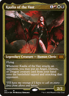 Kaalia of the Vast (Foil Etched) (511) [Double Masters 2022] foil - Deck Out Gaming
