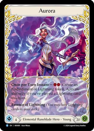 Aurora (ARA001) [Blitz Deck: Rosetta - Aurora] Rainbow Foil - Deck Out Gaming