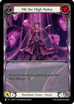 Hit the High Notes (Red) (ARA011) [Blitz Deck: Rosetta - Aurora] - Deck Out Gaming