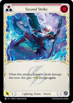 Second Strike (Red) (ARA016) [Blitz Deck: Rosetta - Aurora] - Deck Out Gaming