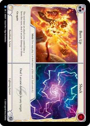 Burn Up // Shock (ARA017) [Blitz Deck: Rosetta - Aurora] - Deck Out Gaming