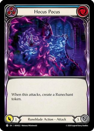Hocus Pocus (Blue) (ARA022) [Blitz Deck: Rosetta - Aurora] - Deck Out Gaming