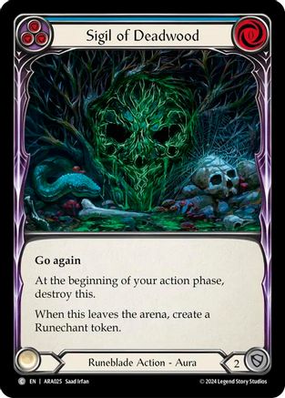 Sigil of Deadwood (ARA025) [Blitz Deck: Rosetta - Aurora] - Deck Out Gaming
