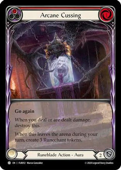 Arcane Cussing (Red) (FLR012) [Blitz Deck: Rosetta - Florian] - Deck Out Gaming