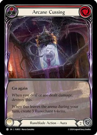 Arcane Cussing (Red) (FLR012) [Blitz Deck: Rosetta - Florian] - Deck Out Gaming