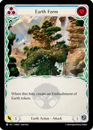 Earth Form (Blue) (FLR021) [Blitz Deck: Rosetta - Florian] - Deck Out Gaming