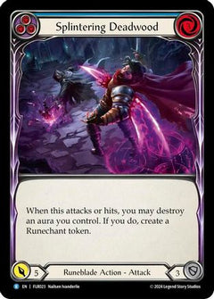 Splintering Deadwood (Blue) (FLR023) [Blitz Deck: Rosetta - Florian] - Deck Out Gaming