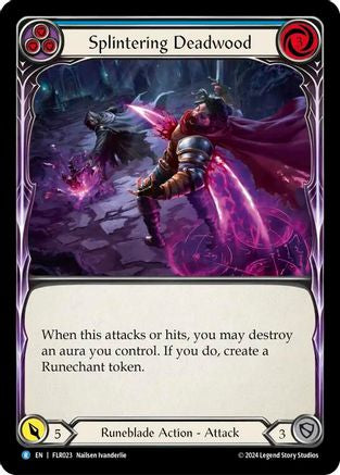 Splintering Deadwood (Blue) (FLR023) [Blitz Deck: Rosetta - Florian] - Deck Out Gaming