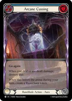 Arcane Cussing (Blue) (FLR024) [Blitz Deck: Rosetta - Florian] - Deck Out Gaming
