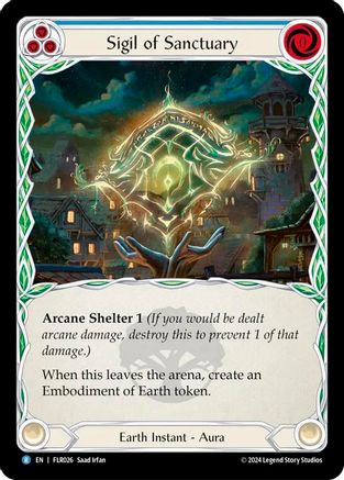 Sigil of Sanctuary (FLR026) [Blitz Deck: Rosetta - Florian] - Deck Out Gaming