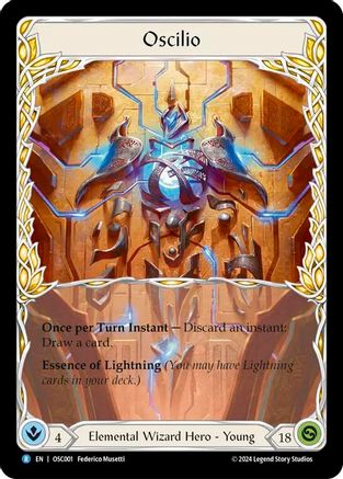 Oscilio (OSC001) [Blitz Deck: Rosetta - Oscilio] Rainbow Foil - Deck Out Gaming