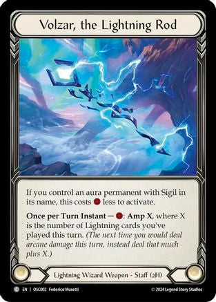 Volzar, the Lightning Rod (OSC002) [Blitz Deck: Rosetta - Oscilio] - Deck Out Gaming