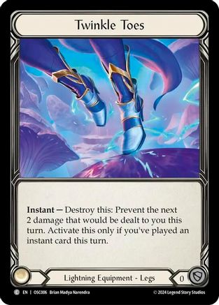 Twinkle Toes (OSC006) [Blitz Deck: Rosetta - Oscilio] - Deck Out Gaming