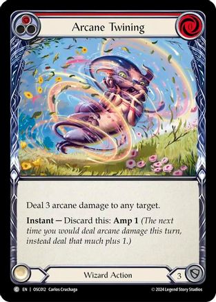 Arcane Twining (Red) (OSC012) [Blitz Deck: Rosetta - Oscilio] - Deck Out Gaming