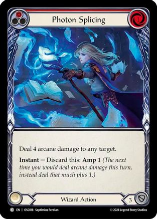 Photon Splicing (Red) (OSC018) [Blitz Deck: Rosetta - Oscilio] - Deck Out Gaming