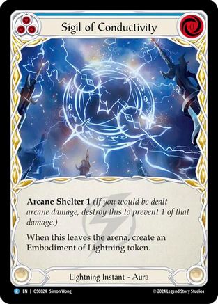 Sigil of Conductivity (OSC024) [Blitz Deck: Rosetta - Oscilio] - Deck Out Gaming