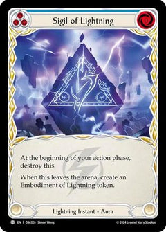 Sigil of Lightning (OSC026) [Blitz Deck: Rosetta - Oscilio] - Deck Out Gaming
