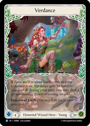 Verdance (VER001) [Blitz Deck: Rosetta - Verdance] Rainbow Foil - Deck Out Gaming