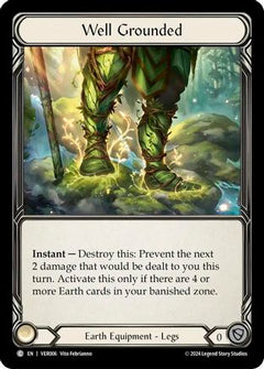 Well Grounded (VER006) [Blitz Deck: Rosetta - Verdance] - Deck Out Gaming