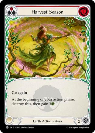 Harvest Season (Red) (VER013) [Blitz Deck: Rosetta - Verdance] - Deck Out Gaming