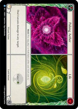 Pulsing Aether / Life (VER015) [Blitz Deck: Rosetta - Verdance] - Deck Out Gaming