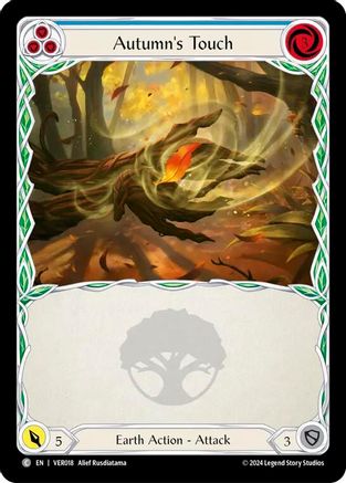 Autumn's Touch (Blue) (VER018) [Blitz Deck: Rosetta - Verdance] - Deck Out Gaming