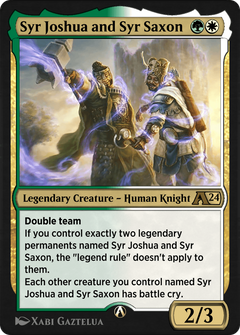 Syr Joshua and Syr Saxon (27) [Alchemy: Wilds of Eldraine] - Deck Out Gaming