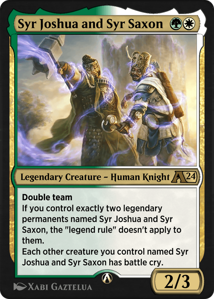 Syr Joshua and Syr Saxon (27) [Alchemy: Wilds of Eldraine] - Deck Out Gaming