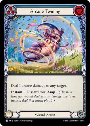 Arcane Twining (Blue) (VER023) [Blitz Deck: Rosetta - Verdance] - Deck Out Gaming