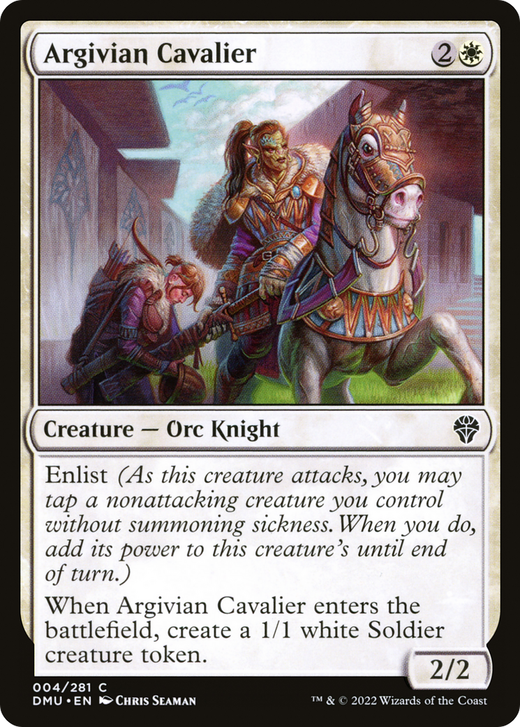 Argivian Cavalier (4) [Dominaria United] - Deck Out Gaming