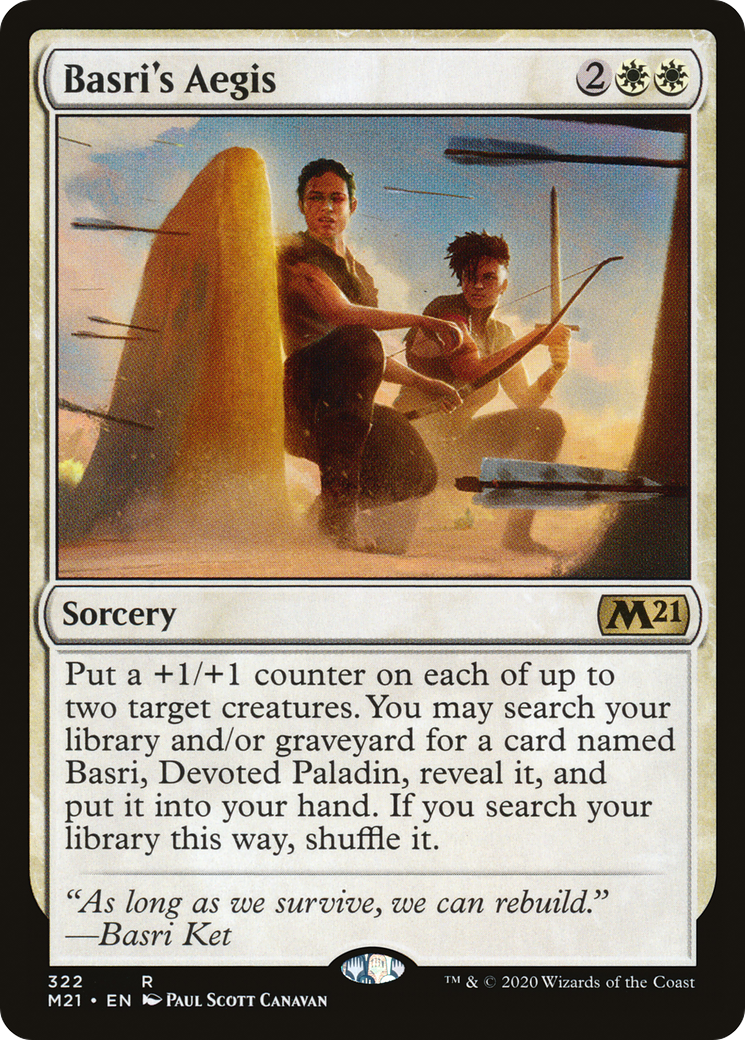 Basri's Aegis (322) [Core Set 2021] - Deck Out Gaming